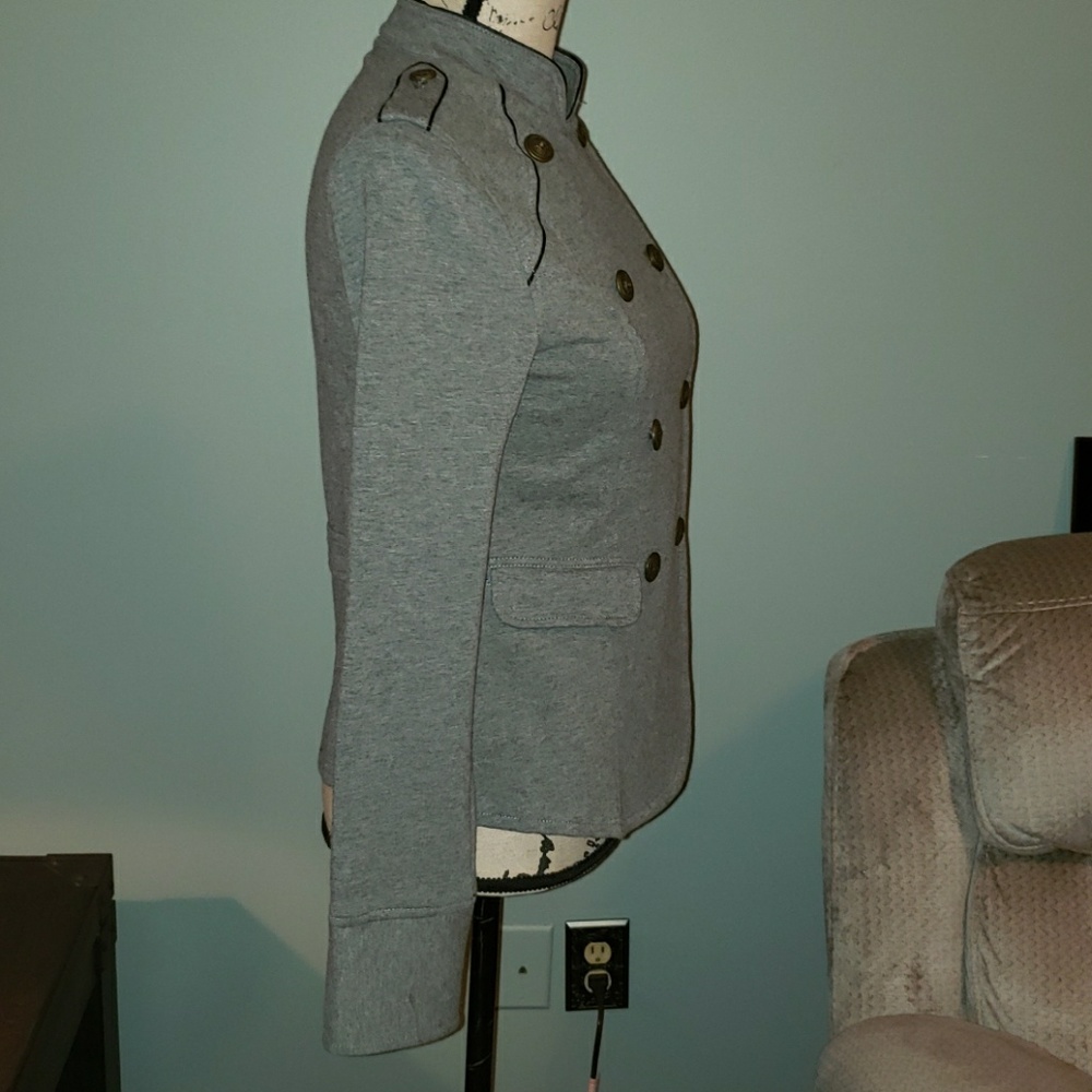 New Express Double Breasted Military Jacket Small - Picture 7 of 9